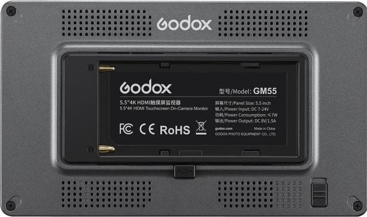 Immagine prodotto Godox 5,5 HDMI Touchscreen On-camera Monitor 4K (5.50", Full HD)