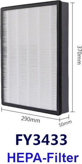 Actual product image Hermex Alternative HEPA filter FY3433 for Philips air purifier 3000 series (1 x)