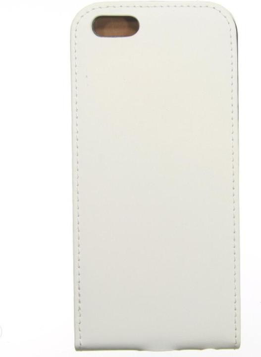 Productafbeelding OEM Slanke leren Flip Case iPhone 6, 6s - Wit (Apple iPhone 6s, Apple iPhone 6)