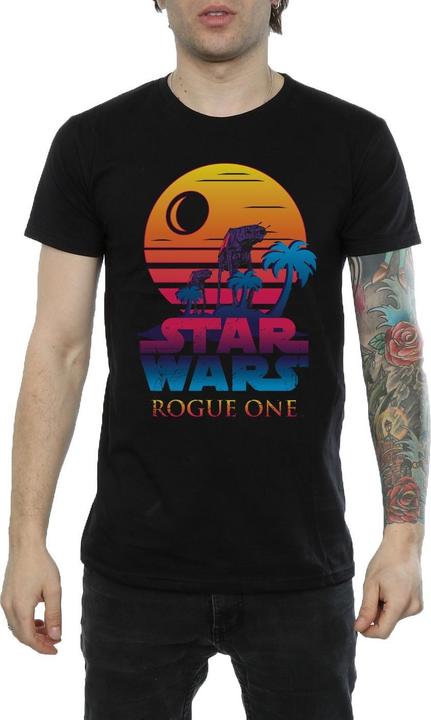 Immagine prodotto Star Wars Rogue One Logo Sunset Maglietta Uomo (XL)