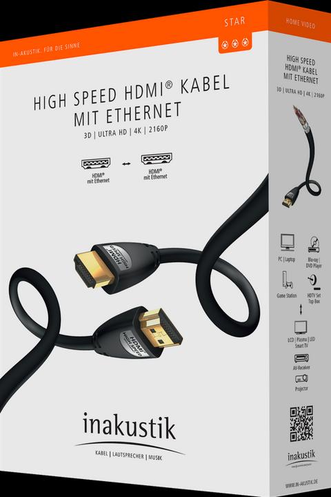 Produktbild Inakustik HDMI (Typ A) — HDMI (Typ A) (7.50 m, HDMI)