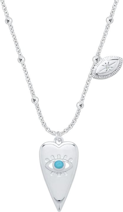 Image du produit Candy Collier Nazar oeil, argent sterling 925 (Argent sterling 925, Argent massif de 925, 42 - 45 cm)