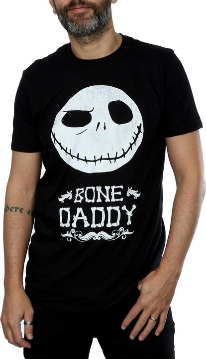 Actual product image Disney Mens Nightmare Before Christmas Bone Daddy T-Shirt (M)