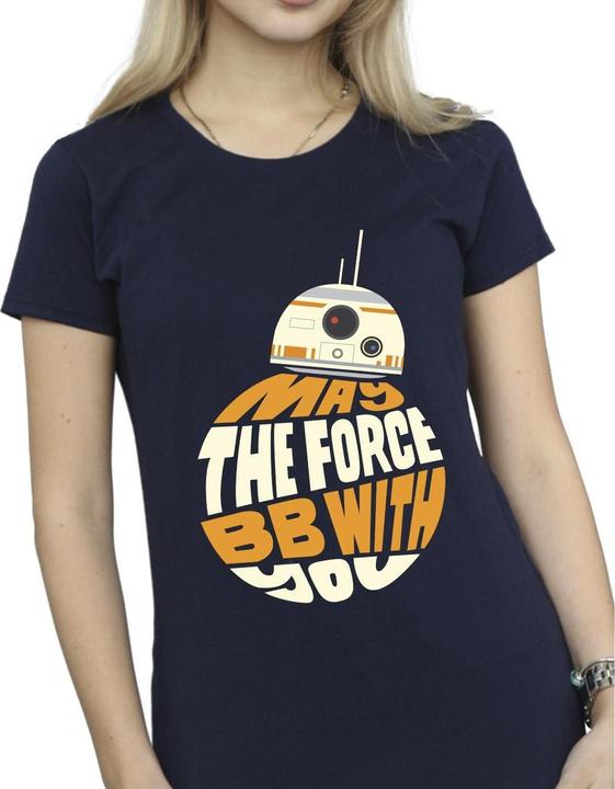 Immagine prodotto Star Wars May The Force BB8 Maglietta Donna (S)