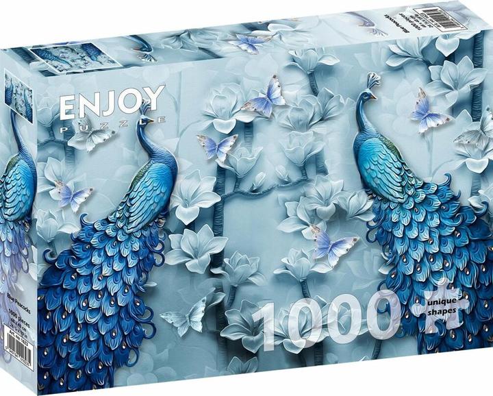 Image du produit Enjoy Puzzle ENJOY-1623 - Paons bleus, puzzle, 1000 pièces (1000 pièces)