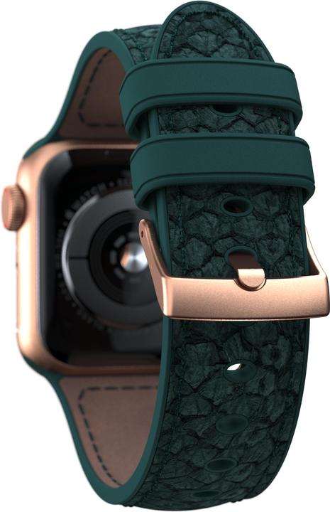 Immagine prodotto Njord Cinturino Jord Per (40 mm, 41 mm, Chiusura in acciaio inox, Pelle di salmone, Pelle Vegan, Apple Watch)