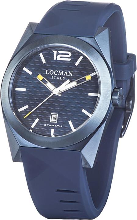 Produktbild Locman Italy Herrenuhr Stealth blau PVD Ref. 0810 (Analoguhr, 41 mm)