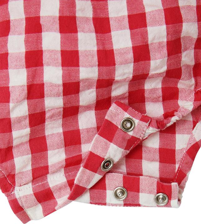 Produktbild Vertbaudet Ärmelloser Baby Kurzoverall mit Vichykaro (68)