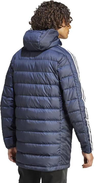 Actual product image adidas Mens Essentials Light Down Light Hooded Jacket (S)