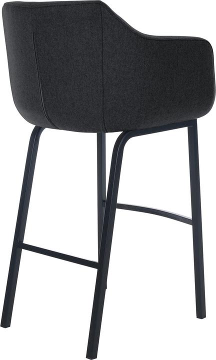 Produktbild CLP Barhocker Monea B Filz, anthrazit
