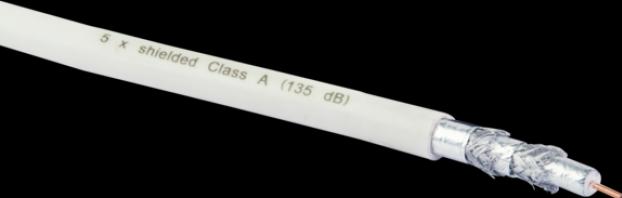 Actual product image Schwaiger SAT coaxial cable 135 dB (135 dB, Satellite cable)