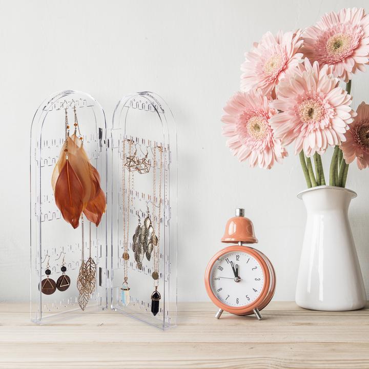 Actual product image Relaxdays Acrylic Jewellery Rack