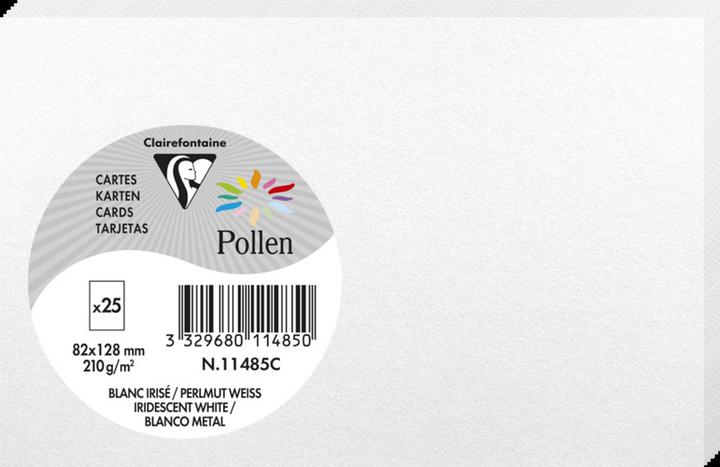 Image du produit Pollen Cartes simple (210 g/m², 14000 x, 82 x 128 mm)