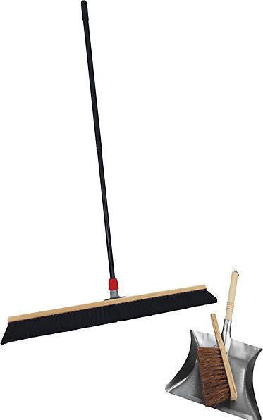 Actual product image Evo Complete industrial hall broom set, broom width 800 mm, with dustpan and hand (1 pcs.)
