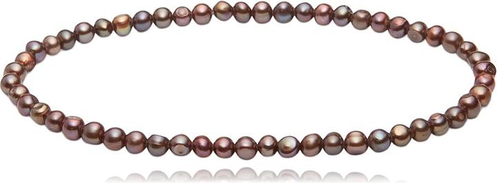 Immagine prodotto Leyda Bracciale marrone perlato (18 cm, Perle)
