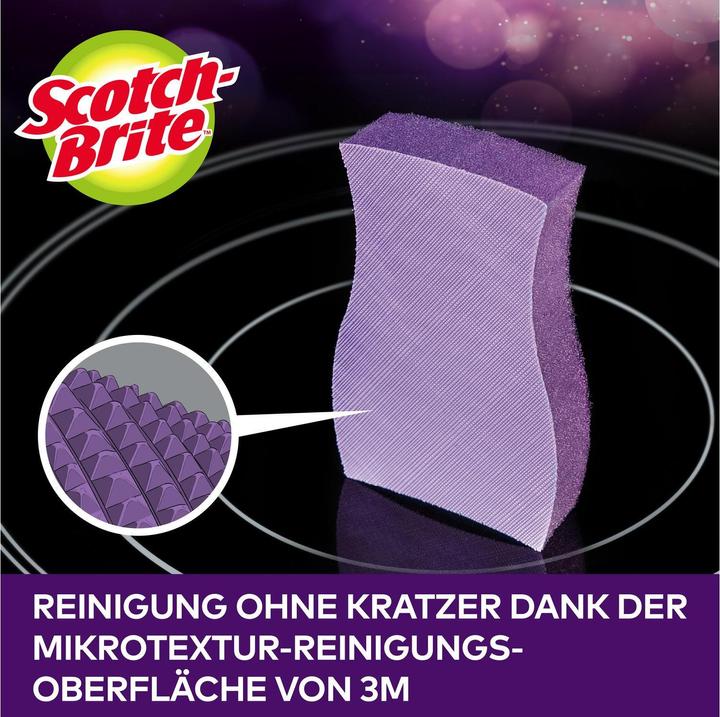 Image du produit Scotch-Brite Éponge de nettoyage pour vitrocéramique (1 pcs)