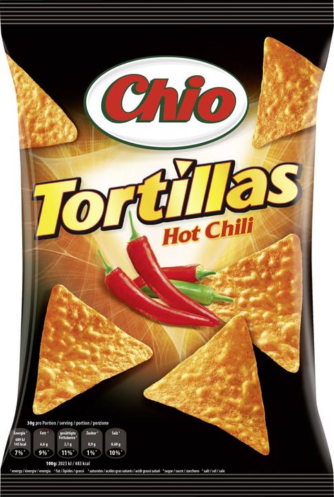 Image du produit Chio Tortillas au chili chaud 125g (110 g)