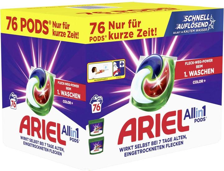 Image du produit Ariel Tout-en-un (76 Cycles de lavage, Pods de lavage)
