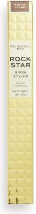 Actual product image Makeup Revolution Rockstar Brow Styler (Medium Brown)