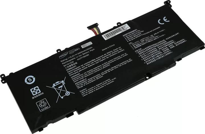 Produktbild AccuCell Akku passend für Gaming Laptop Asus ROG GL502, FX502, Typ B41N1526 u.a. - 15,2V - 3400 mAh (3400 mAh)