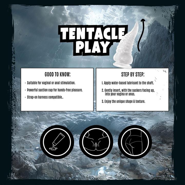 Actual product image Mythical Mates Tentacle Play Jelly Dildo