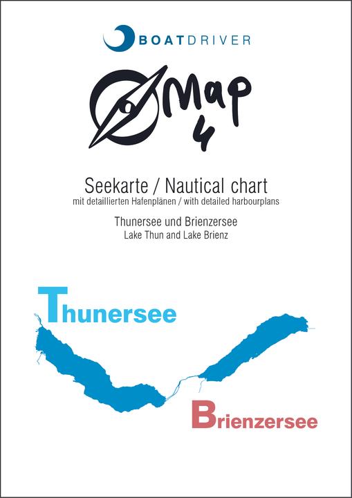 Image du produit Carte marine Map 4, Lac de Thoune+Brienz