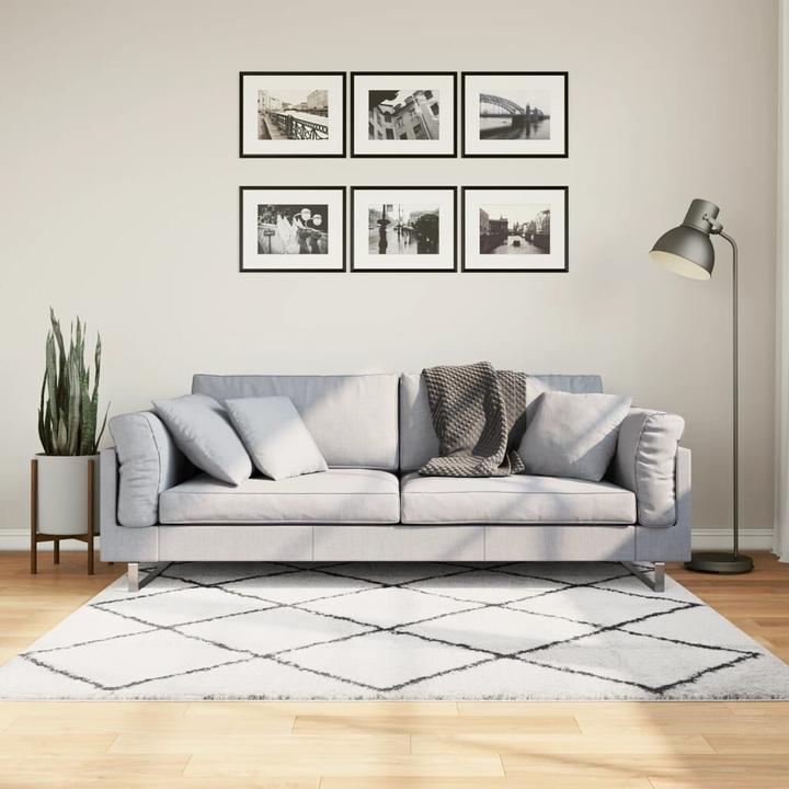 Actual product image VidaXL Shaggy high pile modern carpet (160 x 160 cm)