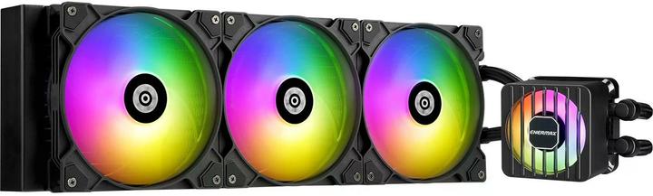Produktbild Enermax LIQMAXFLO 420mm CPU AIO Flüssigkeitskühler - Xtreme Doppelkammerpumpe- VRM Wasserblock ARGB