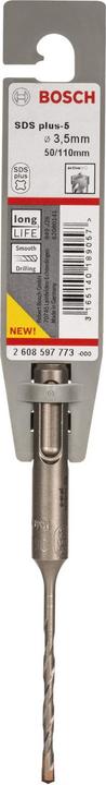 Actual product image Bosch Professional Zubehör Hammer drill SDS plus-5, 3.5 x 50 x 110 mm (3.5 mm)