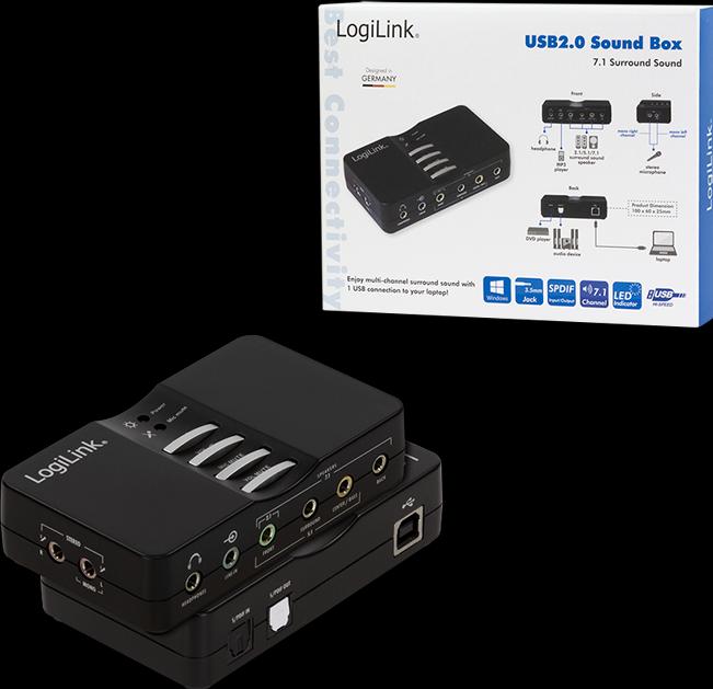Produktbild LogiLink Sound Box 7.1 (USB 2.0)