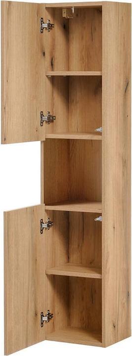 Actual product image En.Casa Tall unit Newport 140x30x25 cm oak look