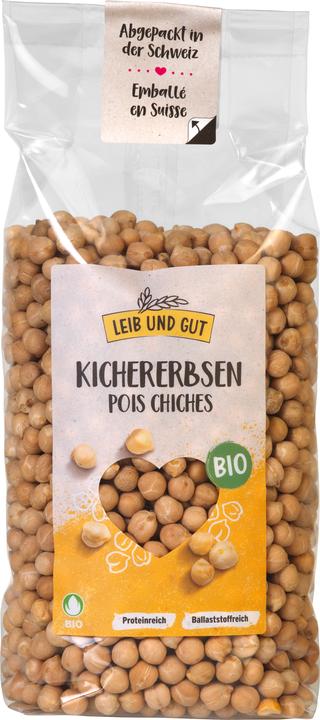 Actual product image Leib und Gut Organic chickpeas 500 g (505 g)