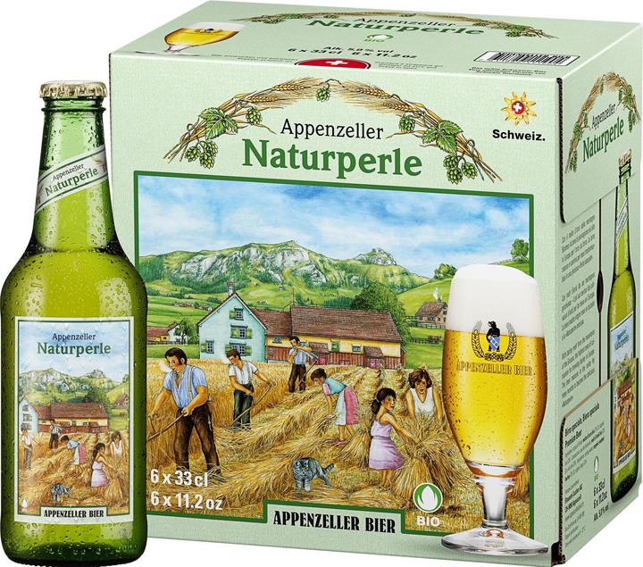 Produktbild Appenzeller Bier Naturperle Bio (6 x 33 cl)
