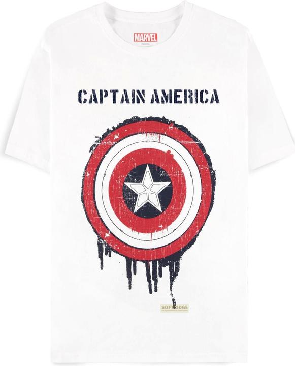 Immagine prodotto Difuzed Captain America - Shield - Maglietta a maniche corte da uomo - 2XL (XXL)