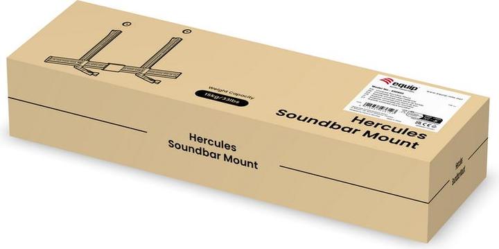 Produktbild equip Wandhalterung für Audio/Video Geräte sw (1 Stk., Wandmontage)
