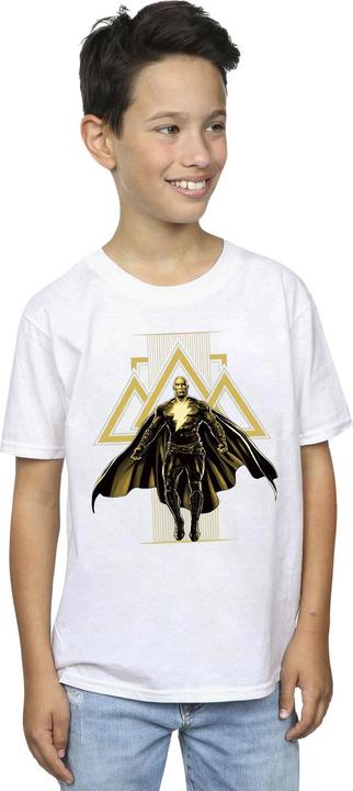 Actual product image Boys Black Adam Rising Golden Symbols T-Shirt (104)