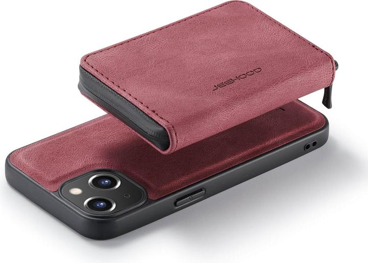 Produktbild Cover-Discount iPhone 14 Plus - Hülle mit Kreditkarten Etui rot (Apple iPhone 14 Plus)