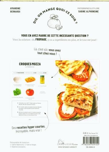 Image du produit Larousse pratique Mozza, feta & Cie (Français, Bernardi Amandine, 2023)