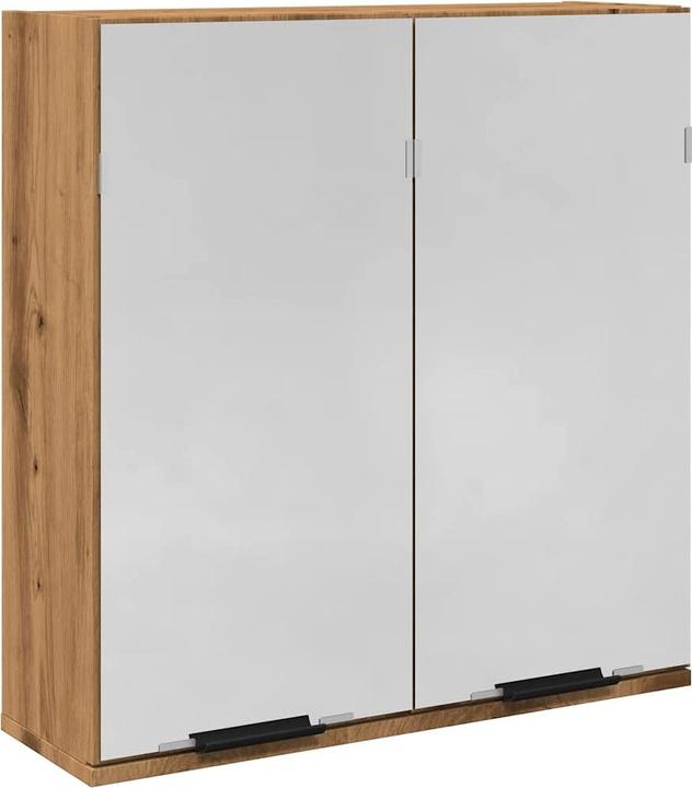 Produktbild VidaXL Bad-Spiegelschrank Artisan-Eiche 64x20x66,5 cm Holzwerkstoff