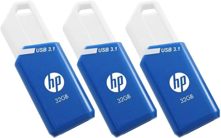 Immagine prodotto HP x755w 32GB USB 3.1 Flash Drive 3-Pack (P) (32 GB, USB-A, USB 3.2)