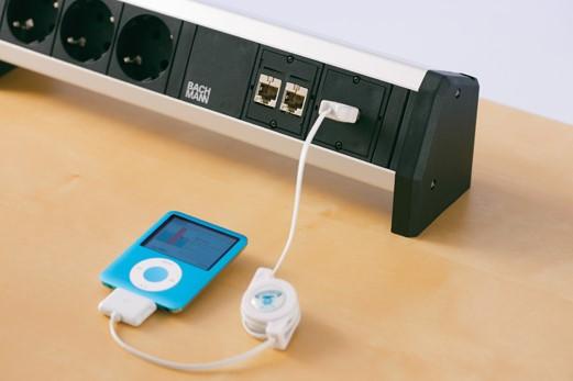Produktbild Bachmann Desk 1 (2 x, Typ 13, USB-A, 0.20 m)