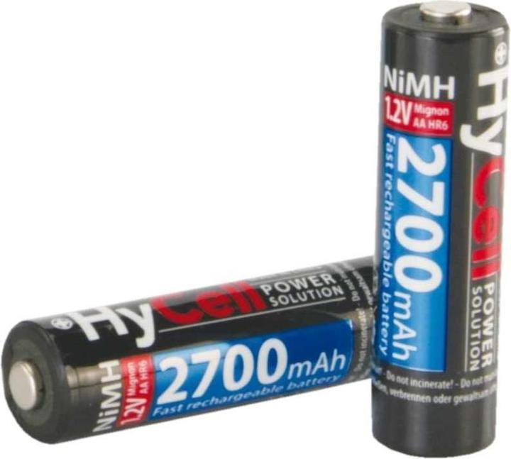 Produktbild HyCell NiMH-Akku Typ 2700 Mignon 2400mAh 4er-Blister (AA, 2400 mAh)