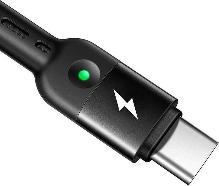 Actual product image Mcdodo USB Spring Cable to USB-C Omega CA-6420 1.8m (Black) (1.80 m, USB 3.0)