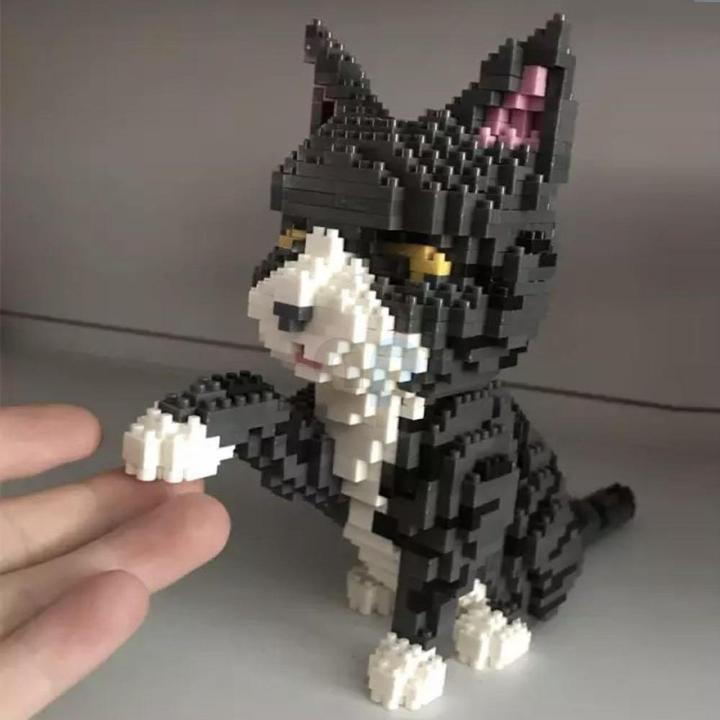 Actual product image Balody 16038 - Gray Cat (1300 pieces)