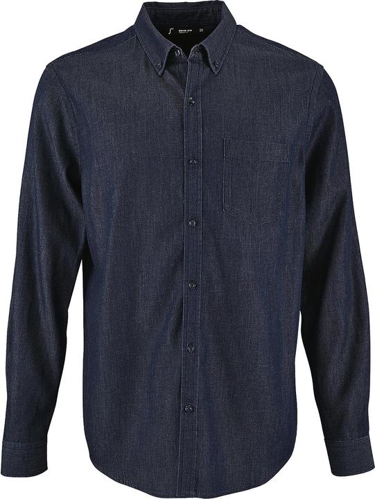 Sols Barry Langarm Denim Hemd