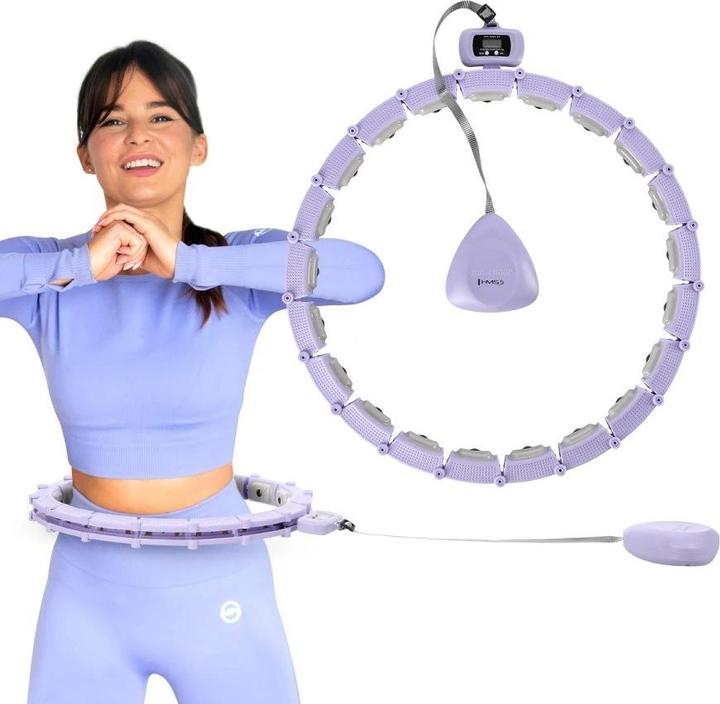 Produktbild HMS Hhm14 Hula Hoop Violett Magnetisch Mit Gewicht + Zähler