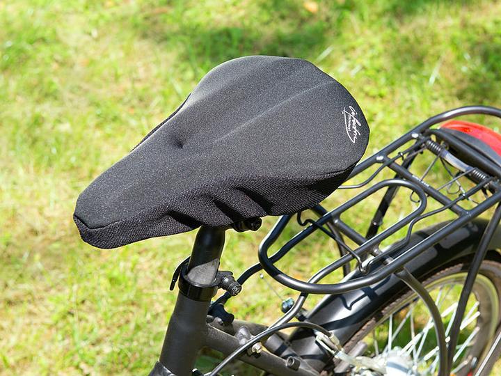 Actual product image Infactory Neoprene Saddle Cover with Gel Seat Pad for Bike Seat