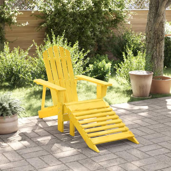 Produktbild VidaXL Adirondack-Stuhl mit Fussstütze