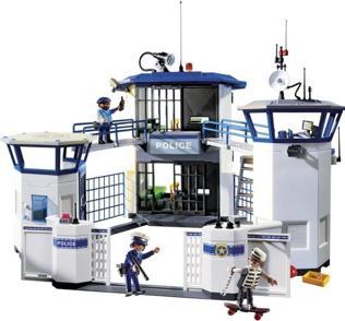 Immagine prodotto Playmobil Centro di comando della polizia internazionale con prigione (6919, Playmobil Città d'azione)