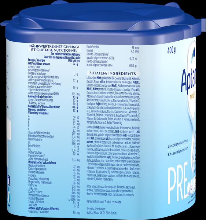 Image du produit Aptamil Pronutra Pre (400 g, dès la naissance)